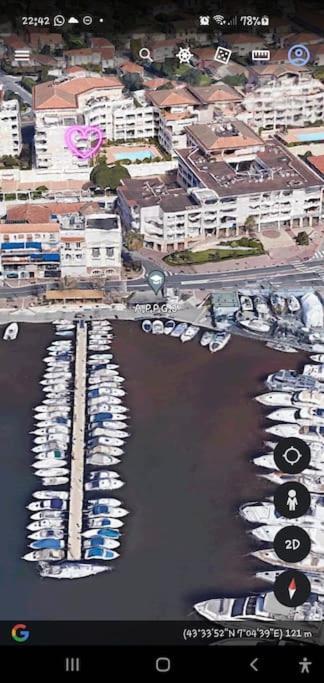 Standing Vue Mer Entre Cannes Et Antibes Golfe-Juan Exteriér fotografie